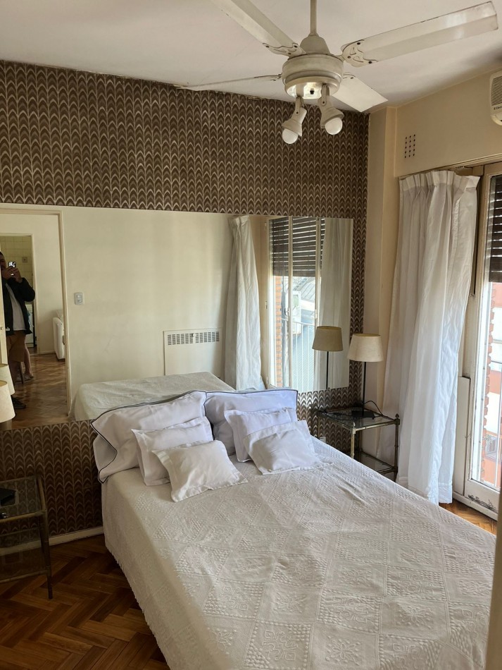 Alquiler temporal, departamento de 2 ambientes amoblado - Retiro